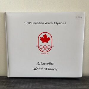 1992 Canadian Winter Olympic Medal Winners Album (No Cards! Album only)